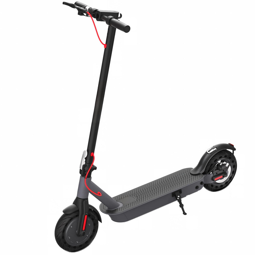 500W Electric Scooter for Adults, 10" Solid Tires, 25 Miles Range, 19 MPH Folding Commuter Scooter with Dual Braking System & App
