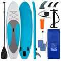 Paddle Board Inflatable Stand Up SUP 32in Wide Stable All Round Design for Adults and Kids – Paddle Board Non Slip EVA Deck Complete Kit with Paddle Pump Backpack Leash